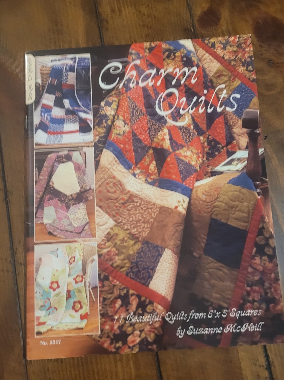 Charm Quilts Book - Suzanne McNeill Colorful Patchwork Quilt Cover 2007